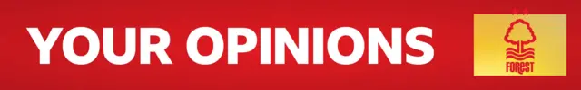 Your Nottingham Forest opinions banner