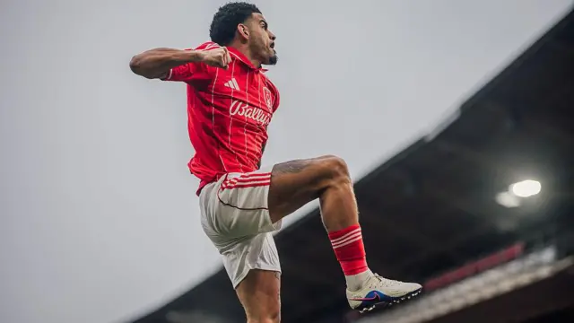 Morgan Gibbs-White celebrates