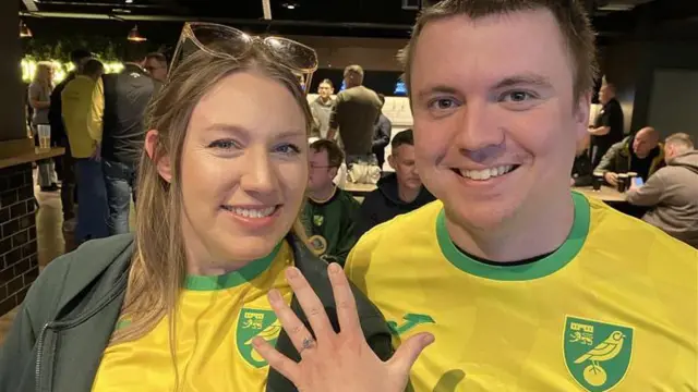 Jack Garwood and fiancee Brandis