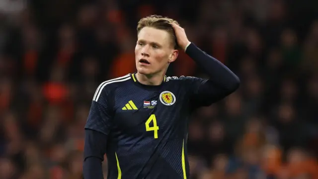 Scott McTominay in action for Scotland