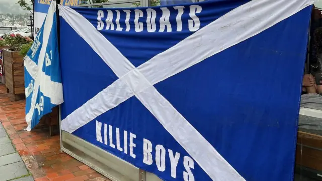 Kilmarnock flag in Tromso