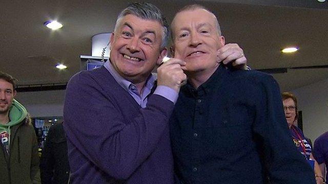 Davis and Parrott try 'crazy' snooker