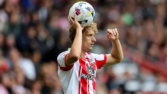 Mads Roerslev in action for Southampton