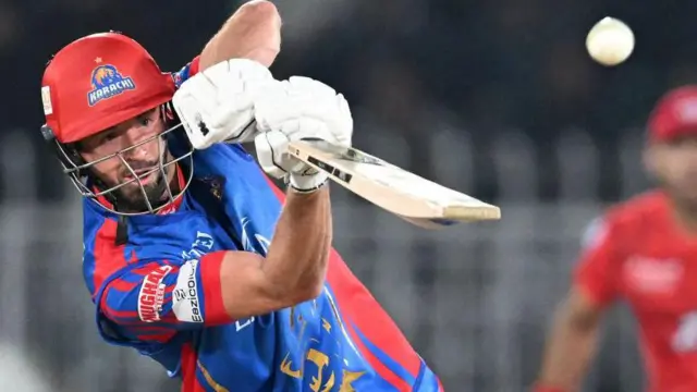 James Vince playing for Karachi Kings in the Pakistan Super League