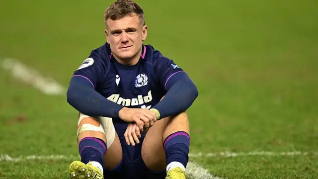 Scotland winger Darcy Graham after the defeat to Argentina
