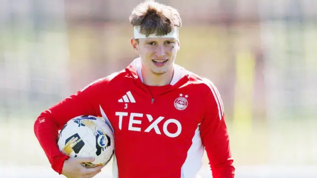 Jack MacKenzie at Aberdeen training