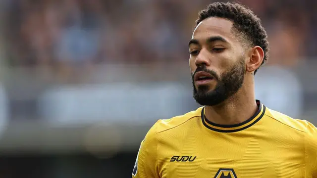 Matheus Cunha playing for Wolves