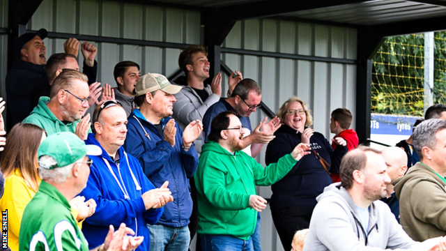 Aylesbury United fans have to make the 15-mile journey to Chesham to watch their team play 'home' games