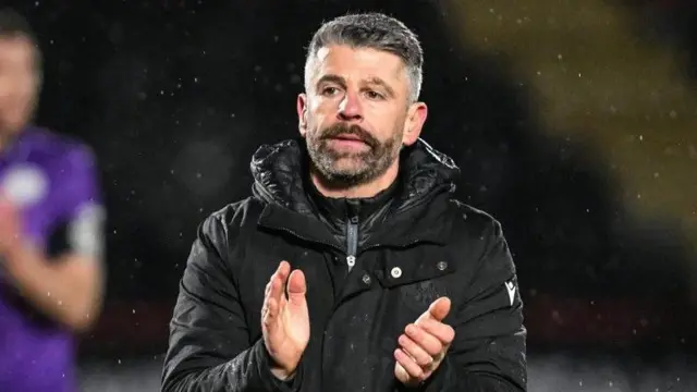 St Mirren manager Stephen Robinson