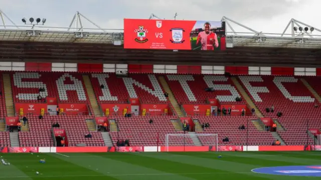 General view of St Mary's Stadium