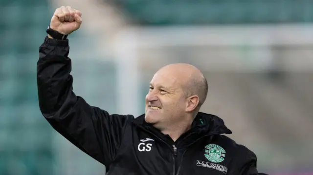 Hibernian head coach Grant Scott