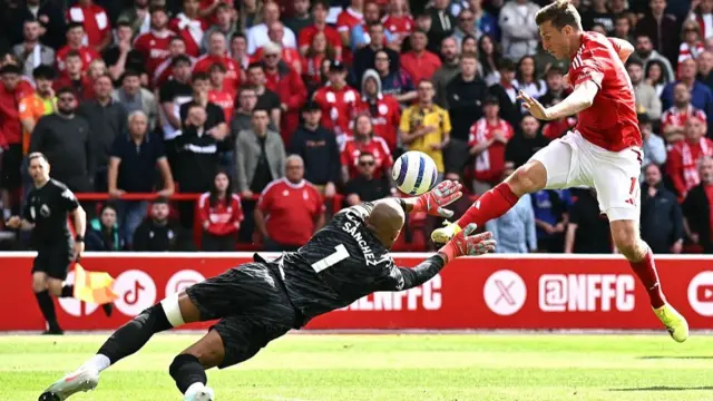 Chris Wood fails to score