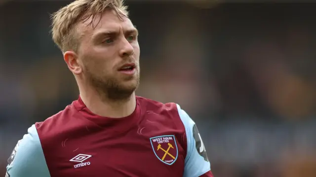 Jarrod Bowen in action for West Ham United