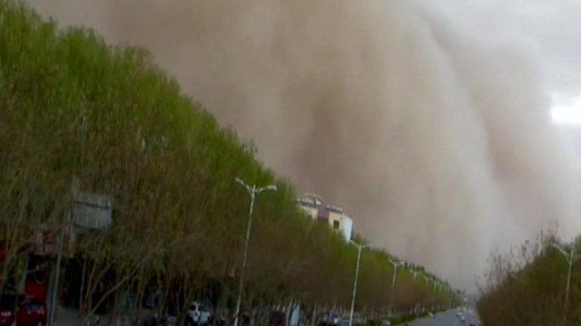 Sandstorm in China