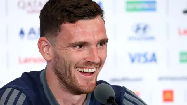 Scotland captain Andy Robertson