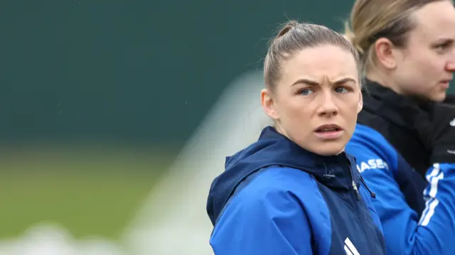  Kirsty Hanson during a Scotland Womens National Team training session at the Oriam