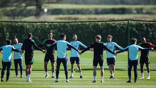 Players in training