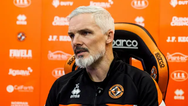 Dundee United manager Jim Goodwin