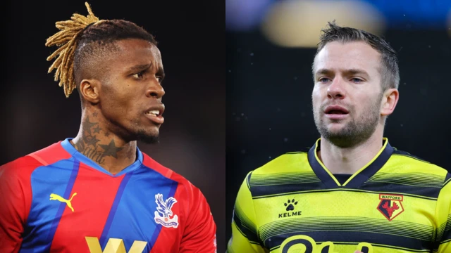 Wilfred Zaha and Tom Cleverley