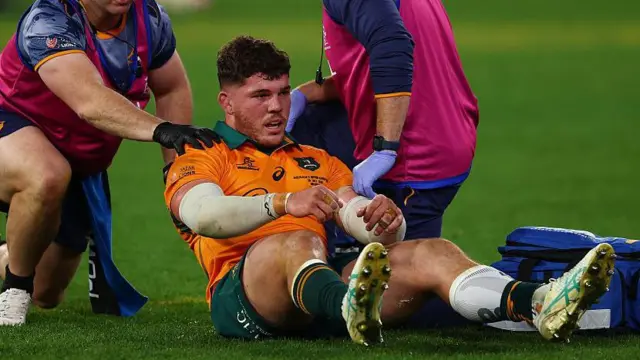 Carlo Tizzano receiving treatment