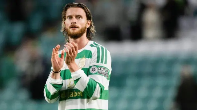 Record signing Kasper Hogh started Monday night's 1-0 win over Dundee