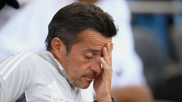 Marco Silva reacts during the pre-season friendly match between Fulham and Eintract Frankfurt