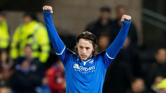 Stevie May celebrates 