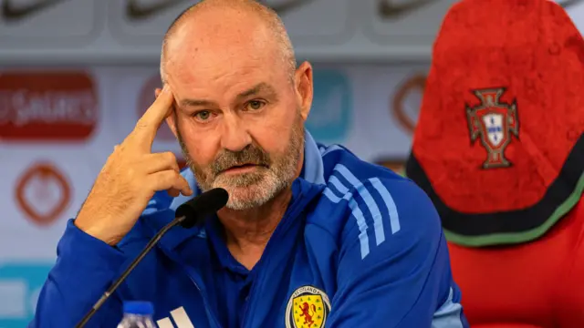 Scotland head coach Steve Clarke