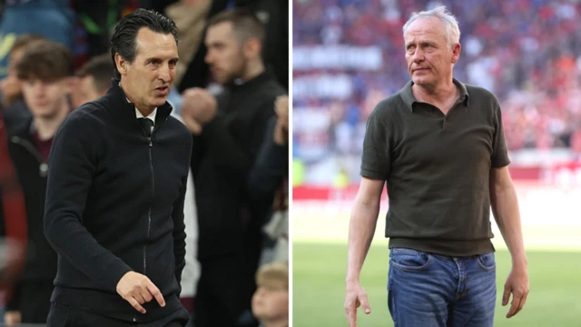 Unai Emery and Christian Streich