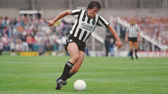 Billy Whitehurst playing for Newcastle