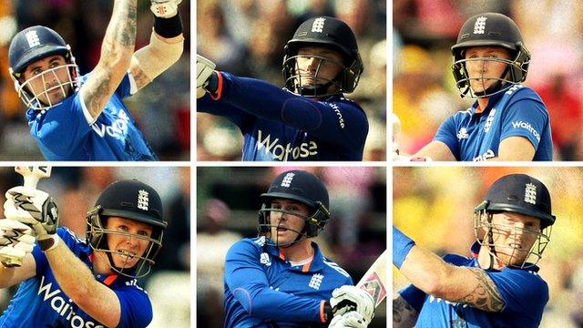 England batsmen