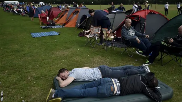 Wimbledon queue