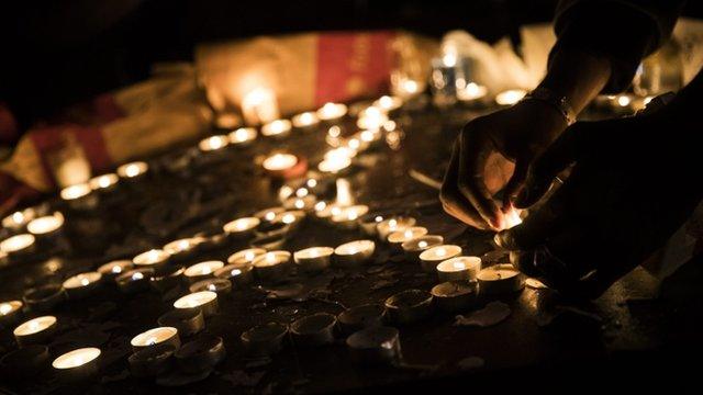 Commemoration of Paris terror attacks