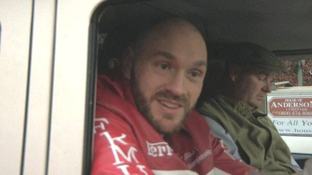 World heavyweight champion Tyson Fury