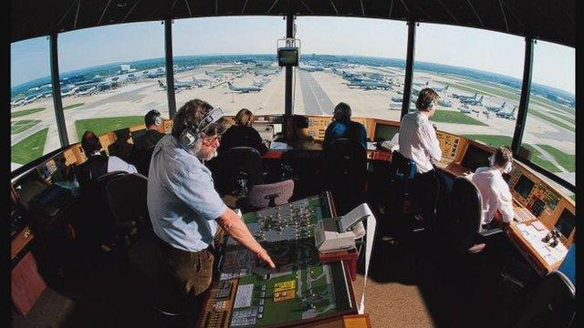 Air traffic control at Gatwick