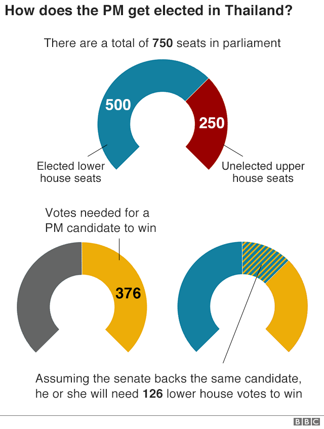 Thai parliament graphic