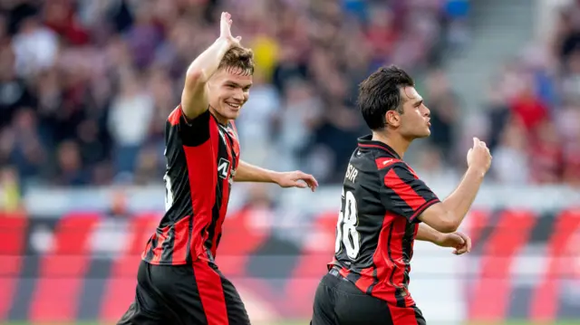 FC Midtjylland celebrate