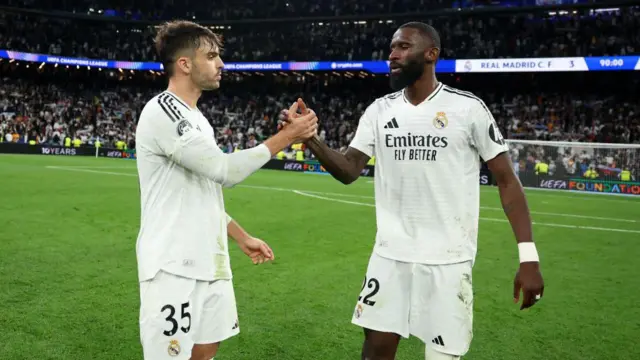 Raul Asencio and Antonio Rudiger