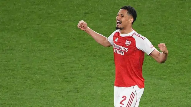 Arsenal defender William Saliba