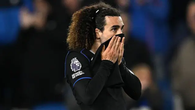 Marc Cucurella of Chelsea looks dejected