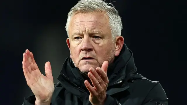 Sheffield United boss Chris Wilder applauds the Blades fans