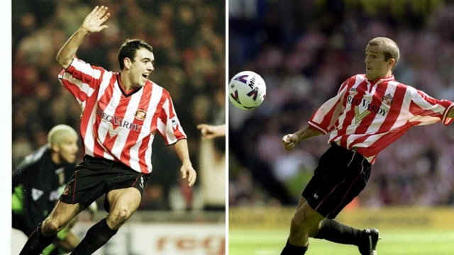Gavin McCann and Alex Rae playing for Sunderland