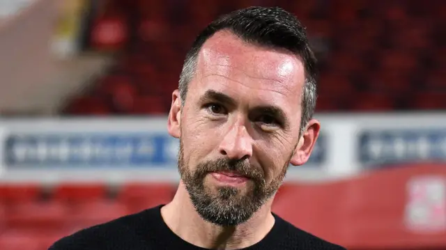 Newport County Manager Christian Fuchs during his side's 1-0 loss away at MK Dons