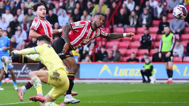 Sheffield United's Tyrese Campbell
