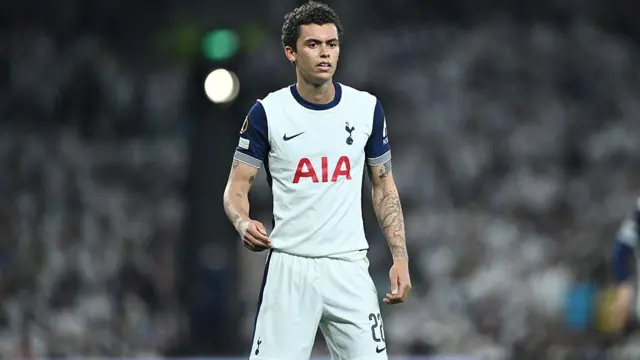 Johnson in action for Tottenham