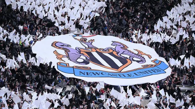 Newcastle fans at St James Park