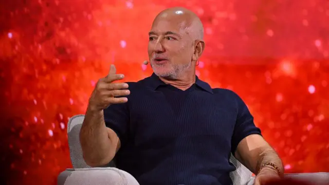 American businessman Jeff Bezos