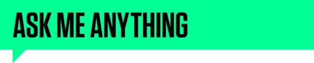 Ask me anything banner