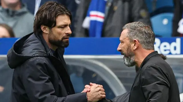 Russell Martin and Derek McInnes