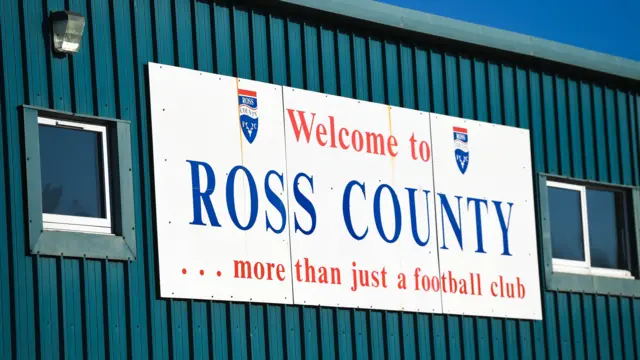 Ross County stadium sign